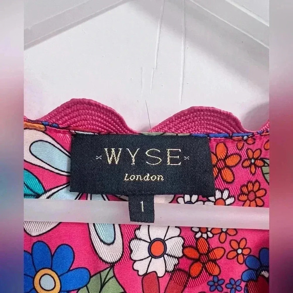 Wyse London EF X Wyse Dana Ric Rac Mod Dress - Multi Size 4 $445 70s LIKE NEW - Picture 5 of 6